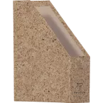 J&C, Tijdschriftenhd-.25x10x32,5cm, cacao/ St.