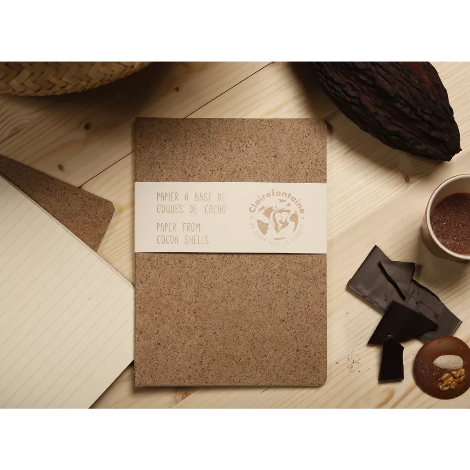 Jeans and Cocoa, Stapled notebook...