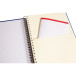 Bind'O Block cahier reliure intégrale A4+ 240 pages détachables perforé 4 trous petits carreaux + marge et cadre en-tête 4 coule