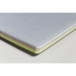 Cahier reliure intégrale A4+ 240 pages détachables perforé 4 trous petits carreaux + marge et cadre en-tête 4 couleurs de papier