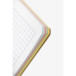 Cahier reliure intégrale A4+ 240 pages détachables perforé 4 trous petits carreaux + marge et cadre en-tête 4 couleurs de papier