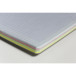 Cahier reliure intégrale A4+ 240 pages détachables perforé 4 trous petits carreaux + marge et cadre en-tête 4 couleurs de papier