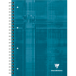 Bind'O Block cahier reliure intégrale A4+ 160 pages détachables perforées 4 trous petits carreaux + marge et cadre en-tête 4 cou