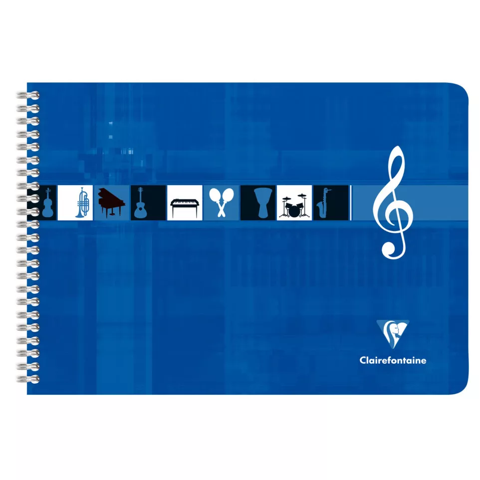 Muziekschr. sp.horiz-on A4 25bl 8...