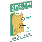 Paquet de 5 Pochettes Kraft...