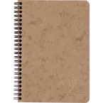 Age Bag, Wirebound Notebook with 3 Pockets, 14,8x21cm, 60 Sheets, Lined/ Pc.