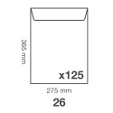 Zakenv.Adh. Kraft Ad-our120g 275x365 bulk/ St.