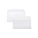 Paquet de 25 Enveloppes Blanches Doublées Triomphe DL- 110x220mm - Auto-Adhésives - 130g/m2/ Pce