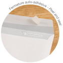 Combiné de 20 Enveloppes Blanches 90x140mm Auto-Adhésives 90g/m2 + 20 Cartes Bristol Blanches 82x128mm 220g/m2/ Pce