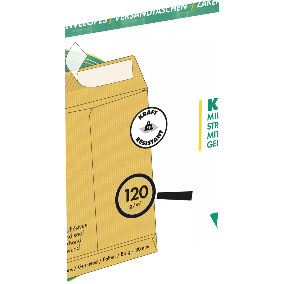 Balgenveloppen kraft- 120G 260x330x30...