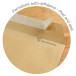 Adheclair peel and seal 162x229mm 90gsm striped kraft pocket envelope, packed 15s/ Pc.