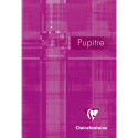 Bloc Pupitre agrafé en-tête A6 160 pages détachables petits carreaux/ Pce
