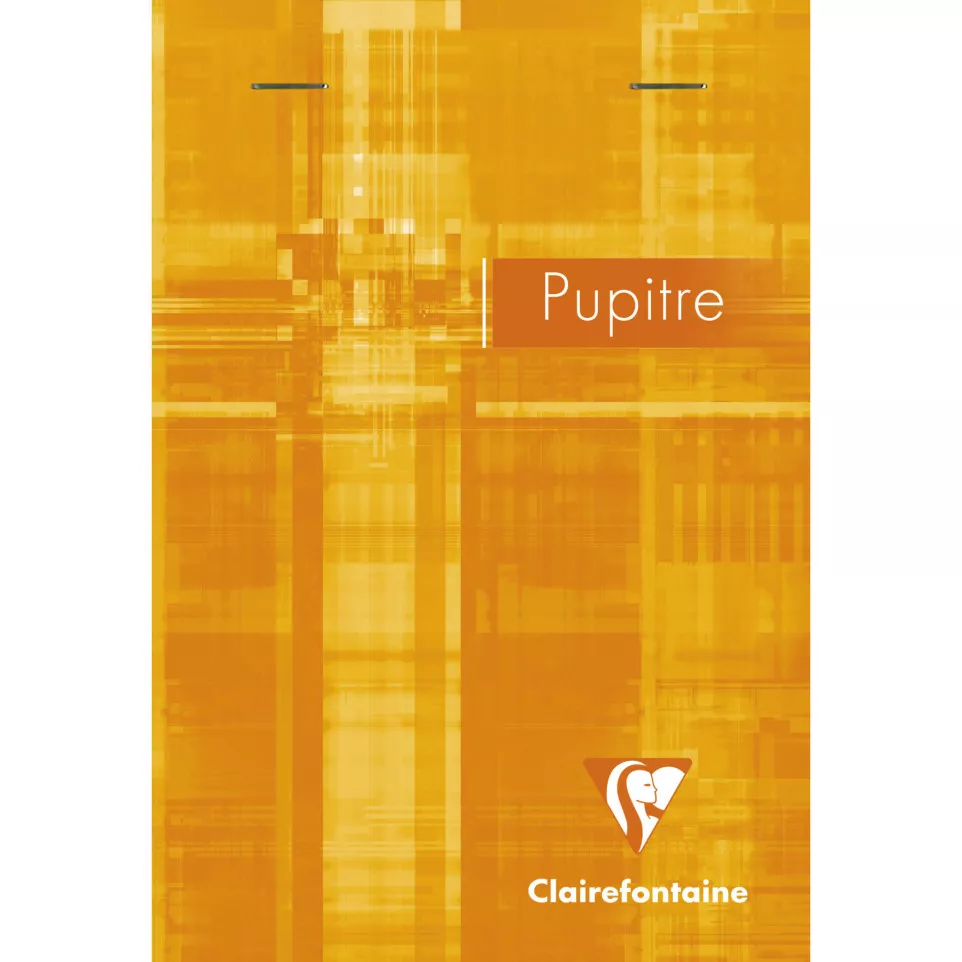 Bloc Pupitre agrafé en-tête A6 160...