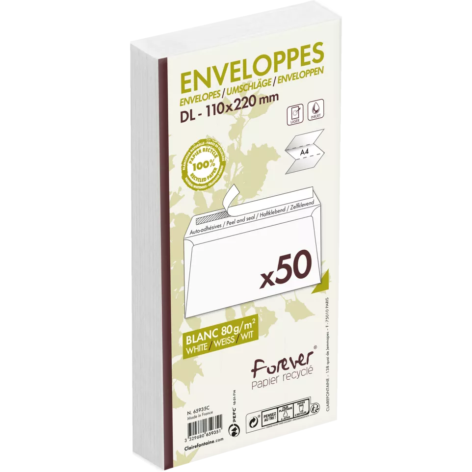 Forever Envelop adh.- 80g DL110x220...