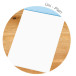 Bloc de Correspondance Triomphe 50 Feuilles Unies Blanches A5-14,8x21 cm - 90g/m2/ Pce