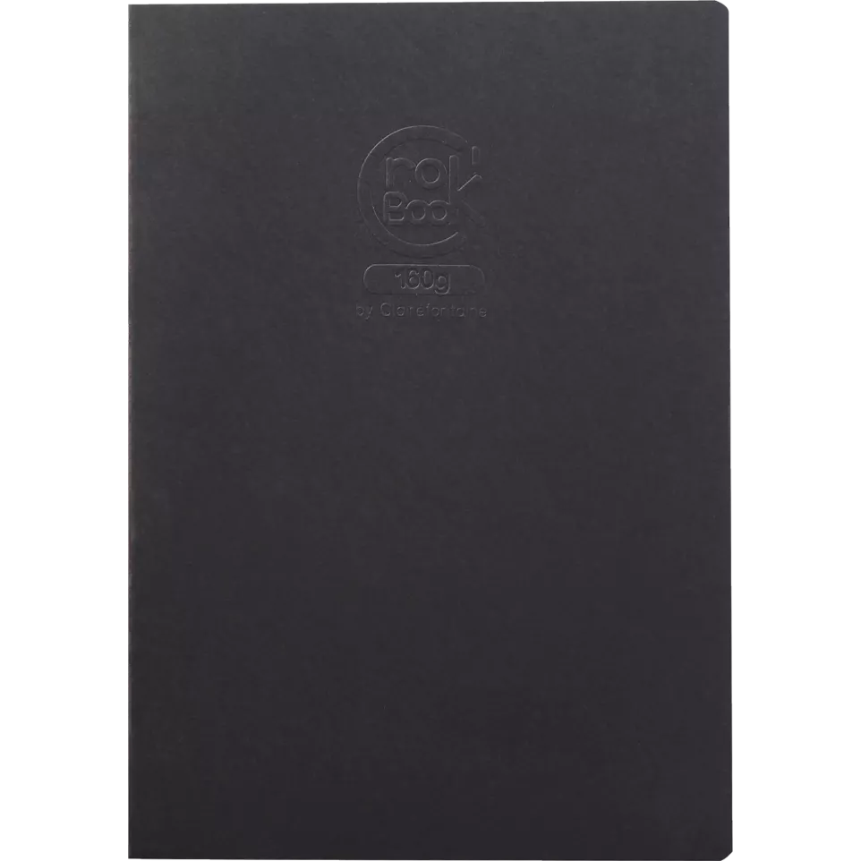 CroK'BooK 20 bl 160g A4 zwart-/ St.