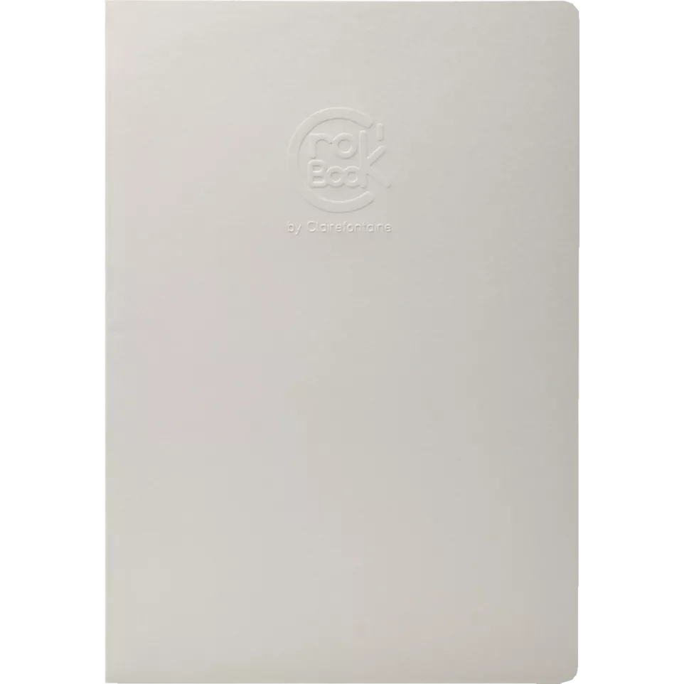 CroK'BooK 24 bl 90g A4 lichtgrijs-/ St.