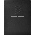 Crok'Book carnet piqué 20F 17x22cm 120g papier noir F/ Pce