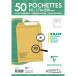 Envelop Adh.kraft 90-g 176x250 cello 50/ St.