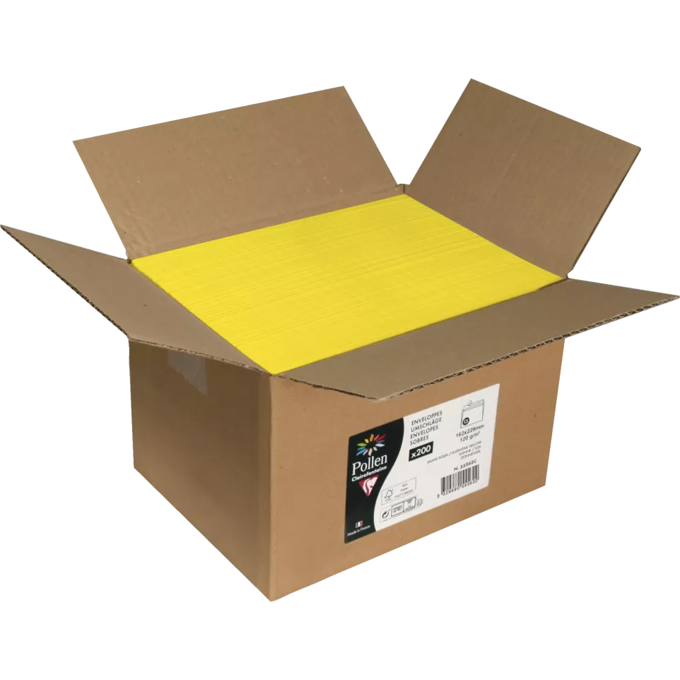 Carton de 200 enveloppes Pollen...