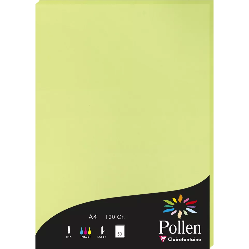 Pollen pk50 bl 120g A4 knopgroen-/ St.