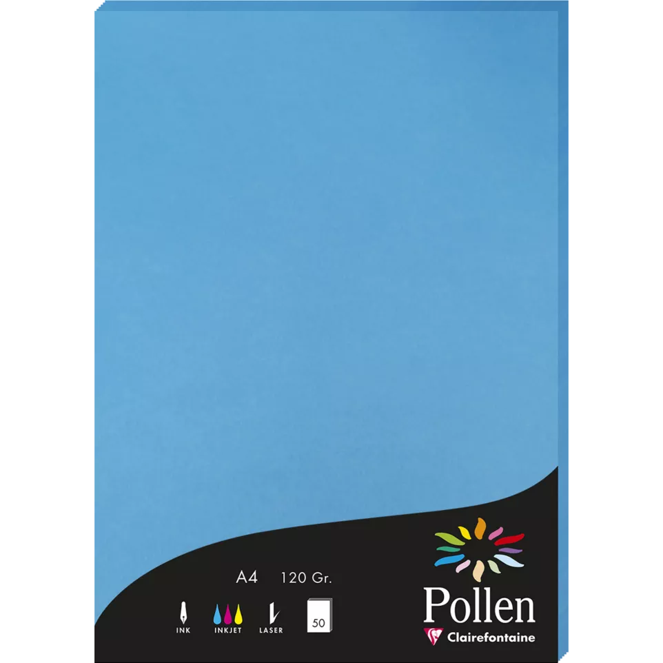Pollen pk50 bl 120g A4 turkoois-/ St.