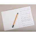Schrift geniet 17x22cm 16bl DL 5 mm-/ St.