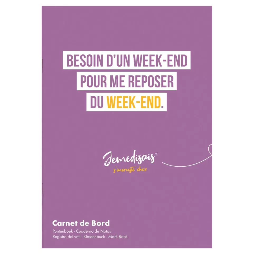 Carnet de bord enseignant piqué A5 40...