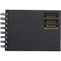 Clairefontaine Goldline, Wirobound hard cover book A6 paper 140gsm Landscape/ Pc.