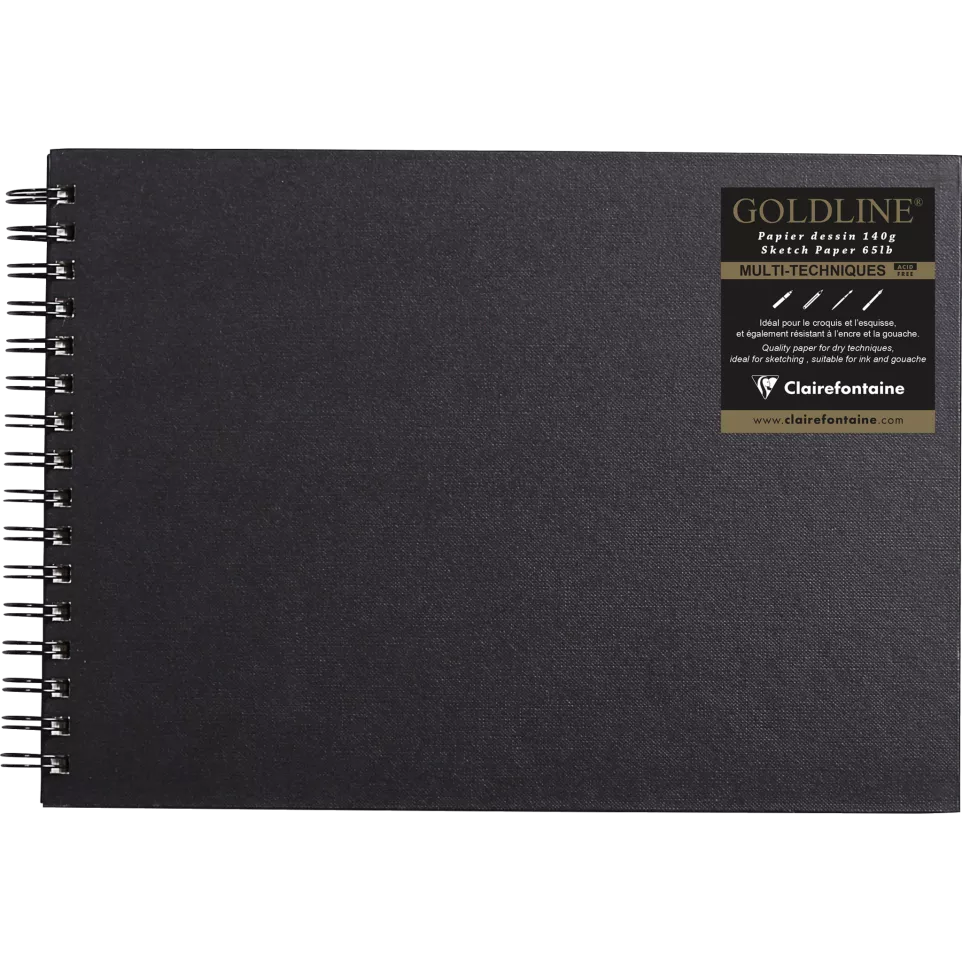 Goldline, Wirebound hard cover book...