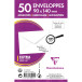 Gummed 90x140 mm 120 gsm visiting card envelope pack 50s/ Pc.