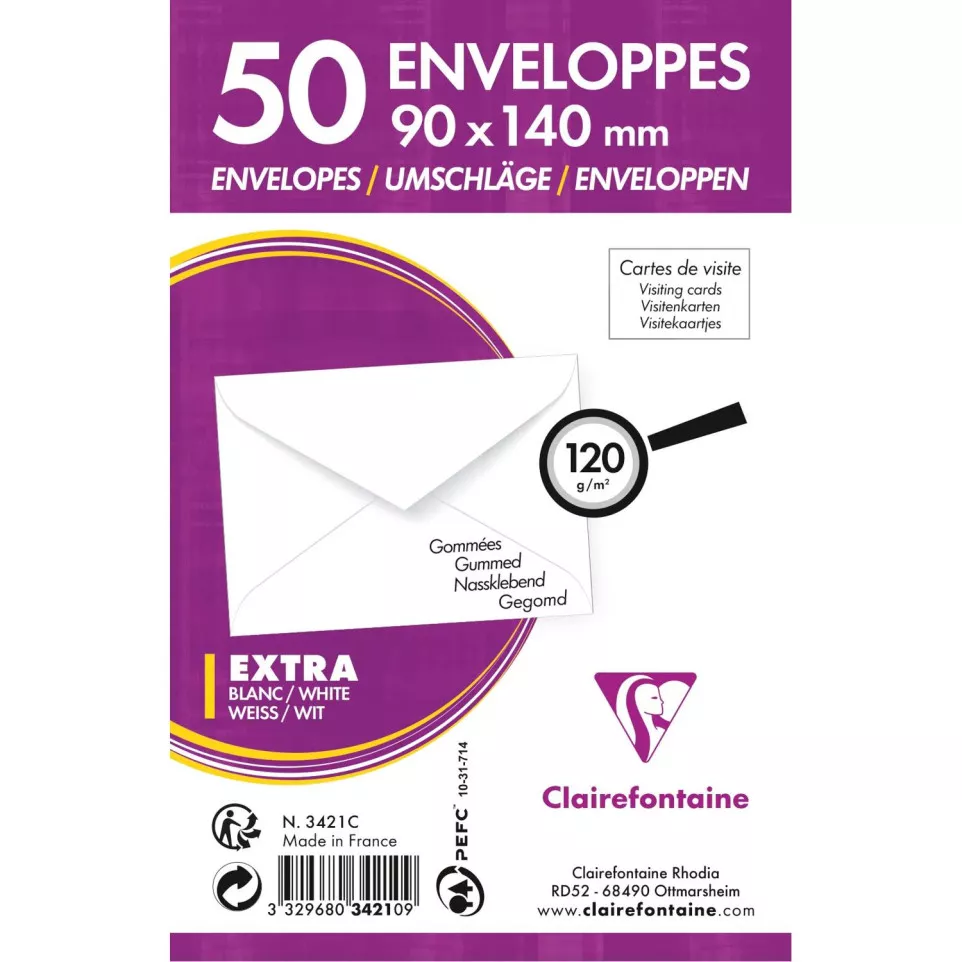 Envelop visitek.gom-120g 90x140...