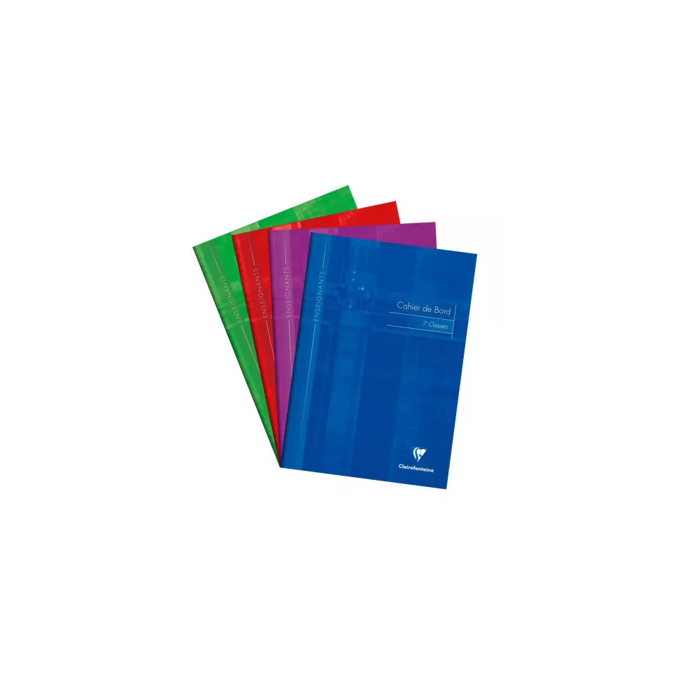 Cahier de bord enseignant piqué A4 48...