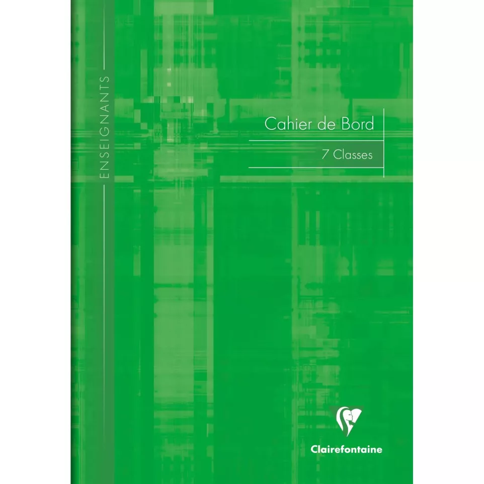 Cahier de bord enseignant piqué A4 48...