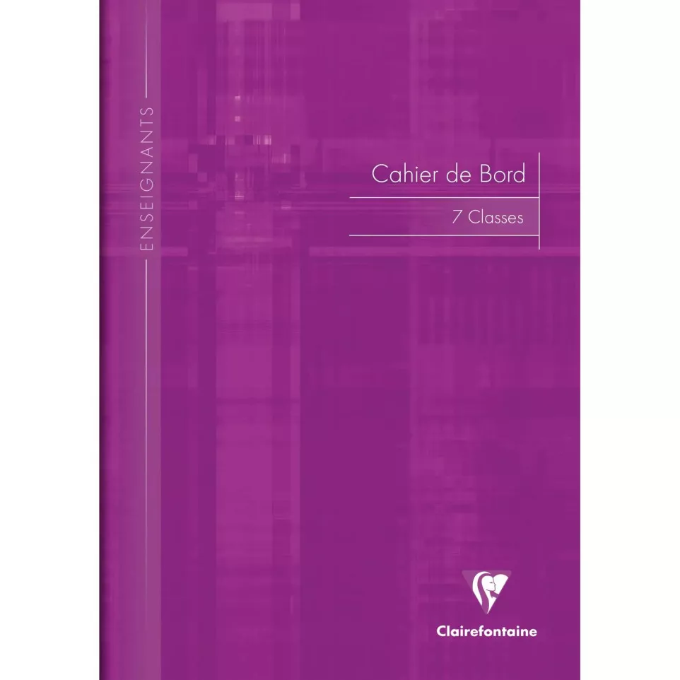 Cahier de bord enseignant piqué A4 48...