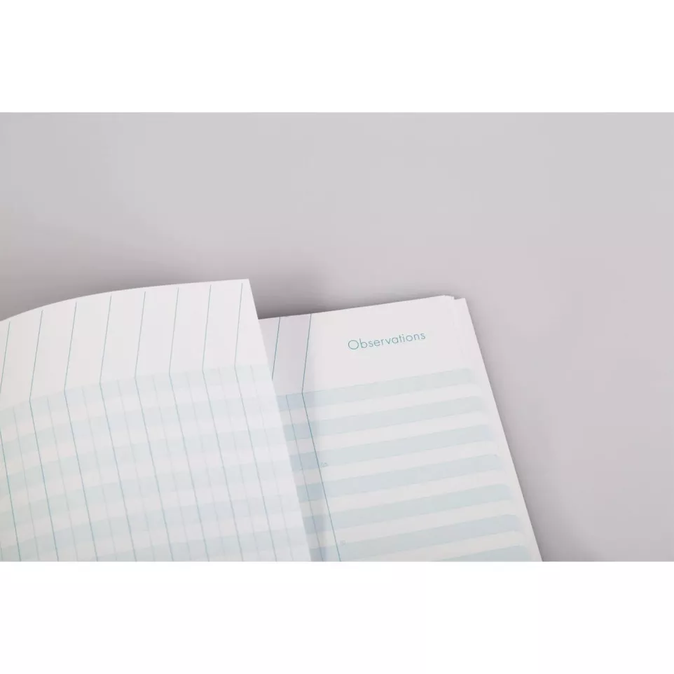 Cahier de bord enseignant piqué A4 48...