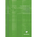 Agenda de bord enseignant 6 colonnes modèle allégé (19 semaines) piqué A4 72 pages Couleur aléatoire/ Pce