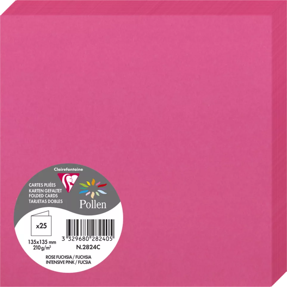 Clairefontaine Pollen Folded Card -...