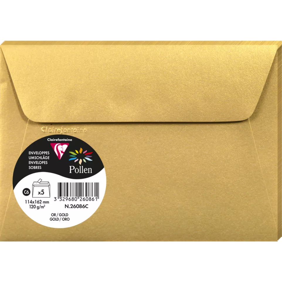Pollen 5 env.strip120g 114x162 goud-/...