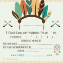 BIRTHDAY INVITATION SET, Indian-/ Pc.