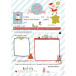 Correspondentieset 6-bl A4+6 env.C5 Kerst/ St.