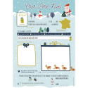 Correspondentieset 6-bl A4+6 env.C5 Kerst/ St.