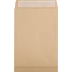 Boite de 250 Pochettes Kraft Brun E4-280x400 mm avec Soufflet de 30 mm - Auto-Adhésives - 120g/m2/ Pce