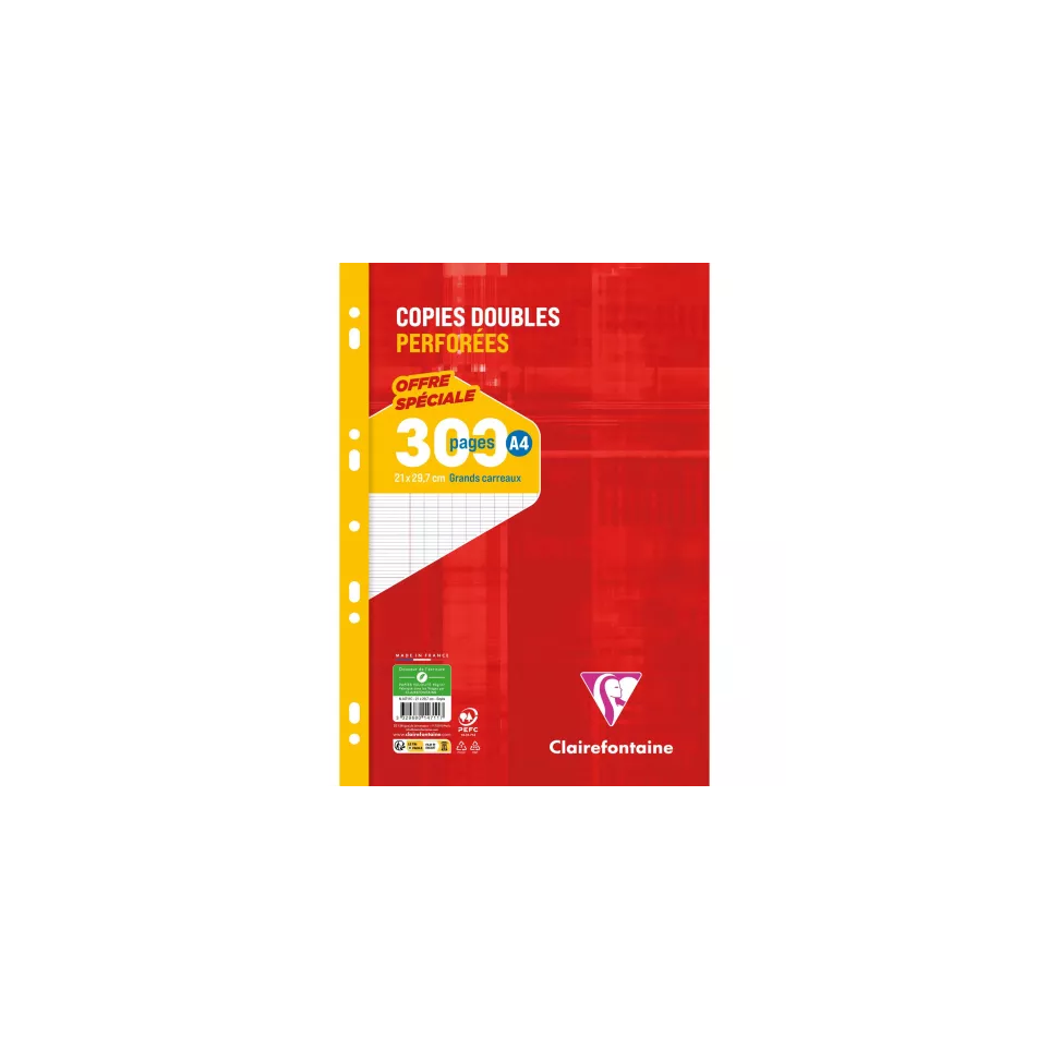 Dubbel bl geperf/fol-ie A4 150b 90g...