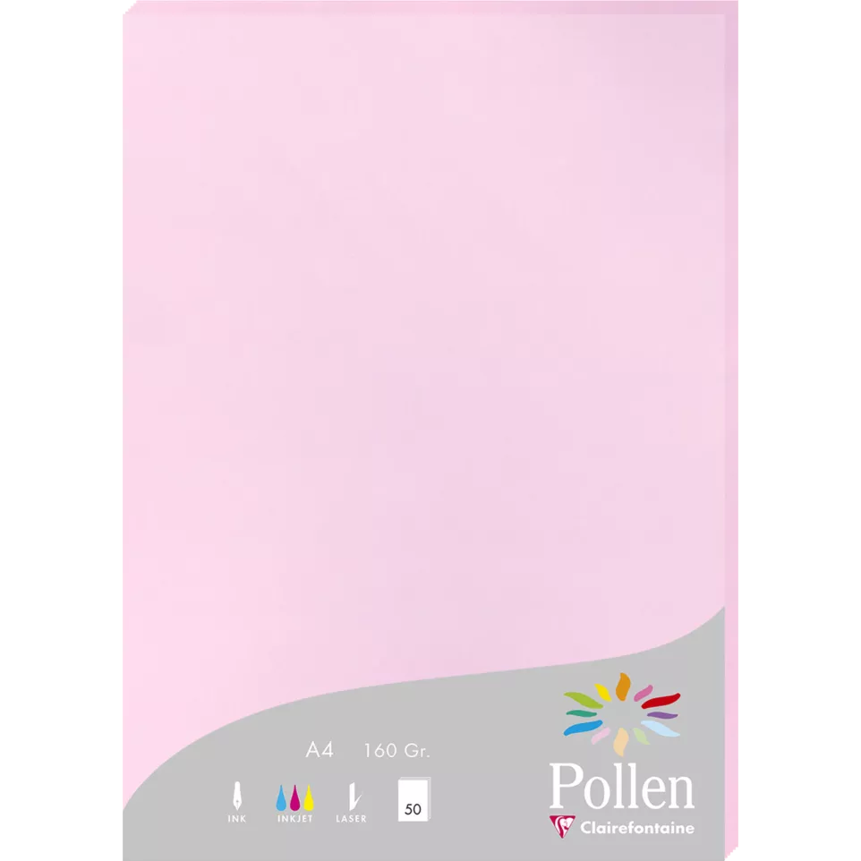 Etui 50B Pollen 210x-297 160g roze...