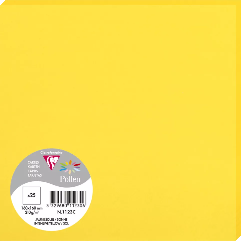 Clairefontaine Pollen, pack of 25...