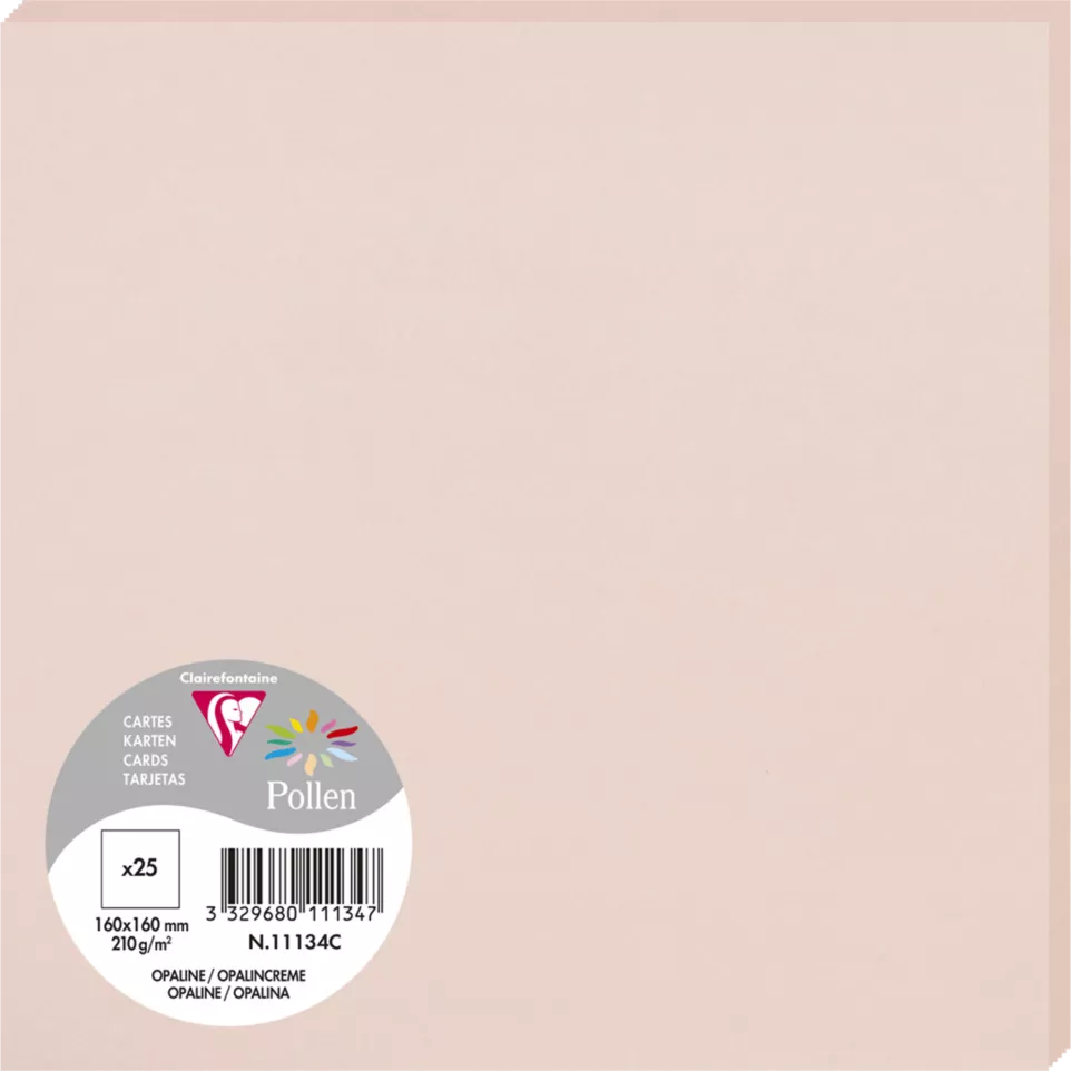 Pollen 25kaart 160x1-60 210g opaline...