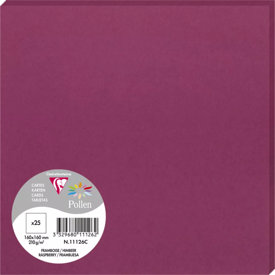 Clairefontaine Pollen, pack of 25...