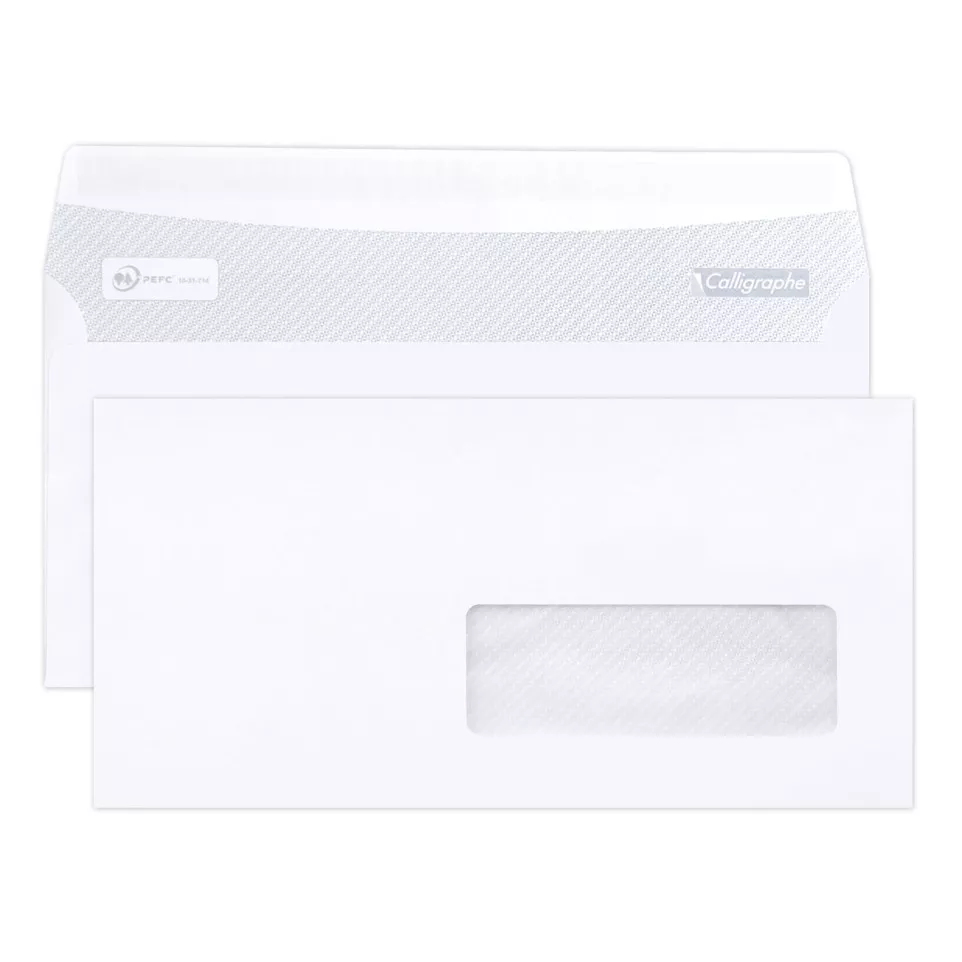 Env.Venster Adh.90g DL110x220 pk50-/ St.