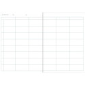 Agenda de bord enseignant 6 colonnes (48 cases/semaine) brochure souple A4 144 pages Couleur aléatoire/ Pce